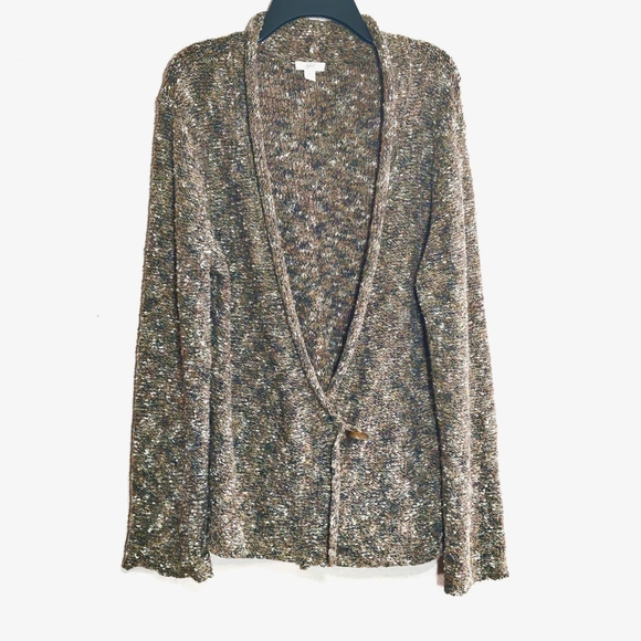 J. Jill Sweaters - J.Jill Marled Relaxed Cardi Large